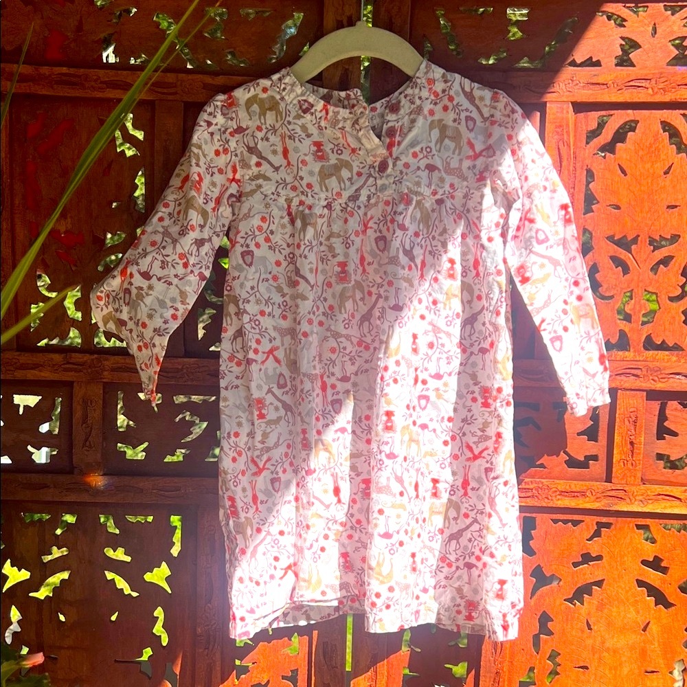 Petit Bateau Floral Print Dress